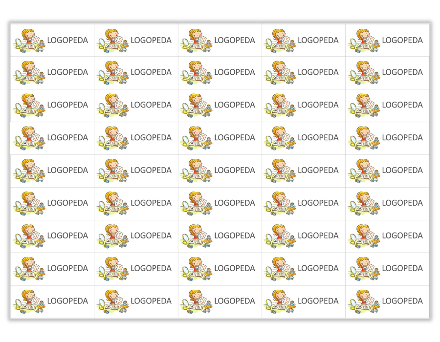 Naklejki  - logopeda